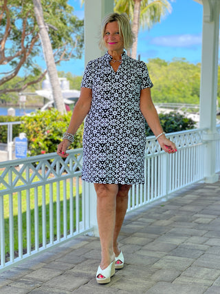 NAPLES DAY SHORT SLEEVE DRESS