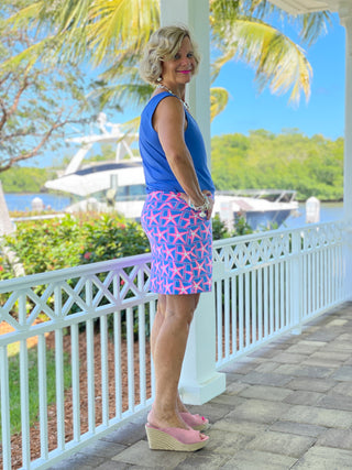 PINK STARFISH BEACH SKORT - Cathys Place