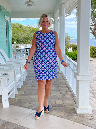 PINEAPPLE VACATION SHIFT DRESS