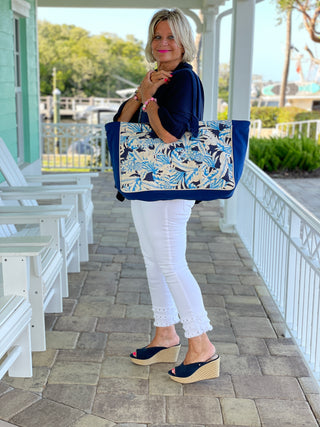 ISLAND BLUE TOTE