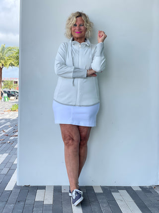 NAUTICAL DAY WHITE JACKET - Cathys Place