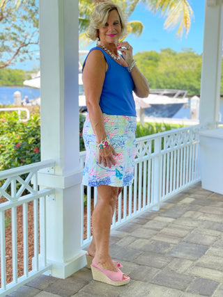POST CARDS OF LOVE SKORT - Cathys Place