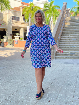 PINEAPPLE VACA SLEEVE DRESS