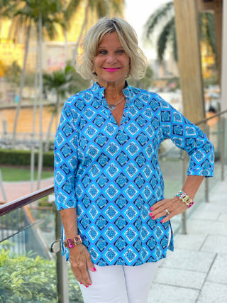 BAHAMA BLUE TUNIC