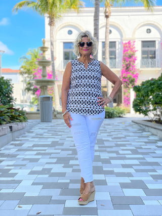 SANDBAR SLEEVELESS V NECK - Cathys Place