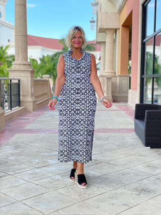 NAPLES DAY RUFFLE MAXI