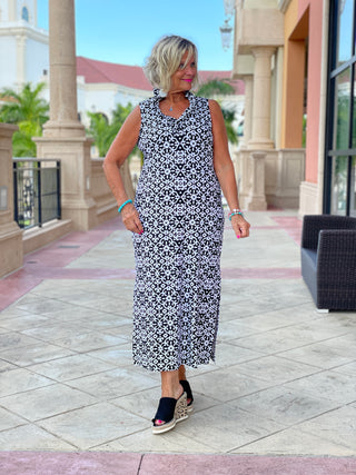 NAPLES DAY RUFFLE MAXI