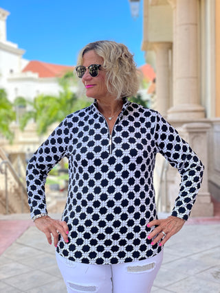 TINSLEY ZIPPER TOP - Cathys Place