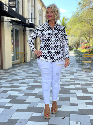 SANDBAR ZIPPER TOP