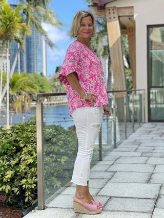 PINK LANE BELL SLEEVE
