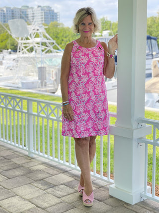 PINK LANE HALTER DRESS