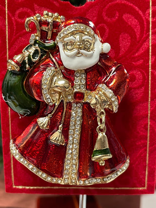 HOLIDAY SANTA CLAUS PIN - Cathys Place