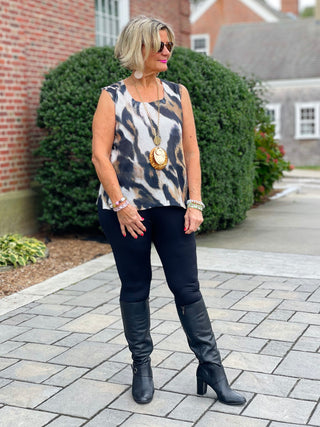 The Sweater Tank Leopard