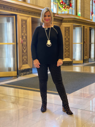 PERFECT BLING BLACK JEANS
