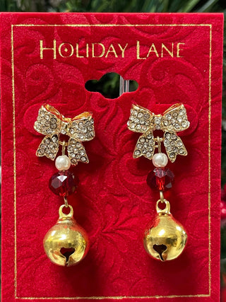 HOLIDAY BOWTIE EARRINGS - Cathys Place