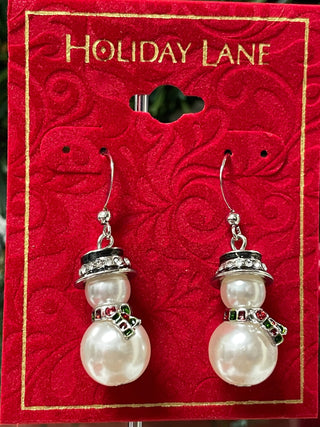 HOLIDAY SNOWMAN EARRING - Cathys Place