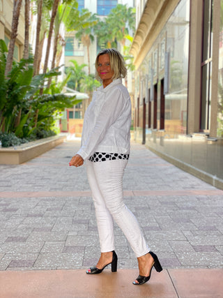 TINSLEY  KEYHOLE TOP