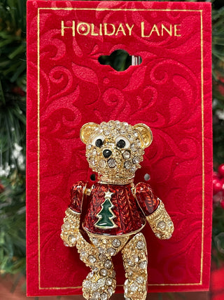 HOLIDAY SPECIAL BEAR PIN - Cathys Place