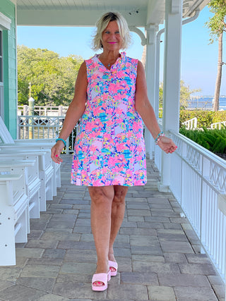 PICKLEBALL RUFFLE DRESS