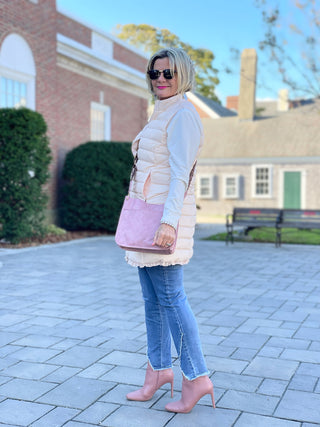 LULU-B BLUSH PUFFER VEST