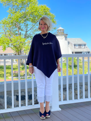 BOARDWALK BEACH PONCHO - Cathys Place