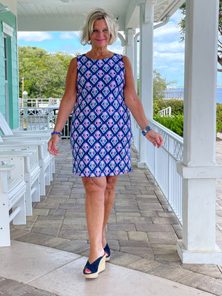 PINEAPPLE VACATION SHIFT DRESS