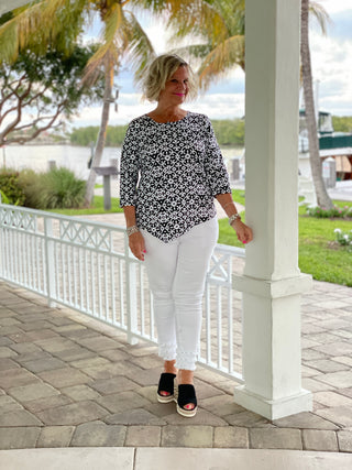 NAPLES DAYS ASYMMETRIC TOP