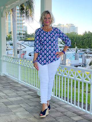 PINEAPPLE VACA ASYMMETRIC TOP