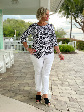 NAPLES DAYS ASYMMETRIC TOP